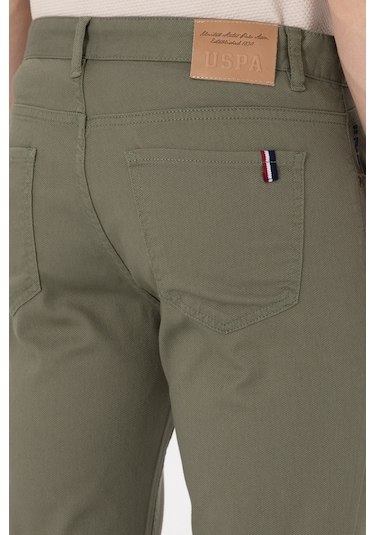 U.s. Polo Assn. Erkek Koyu Haki Pantolon Kanvas-chino 50309119-vr111 Koyu Haki