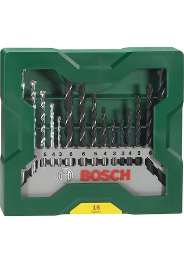 Bosch Mini-X-Line 15 Parça Karışık Matkap Ucu Seti - 2607019675