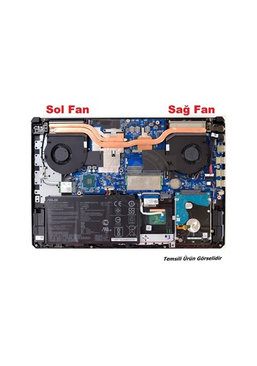 Asus Tuf Gaming Fx504g Fx704 Notebook Fan / Ver.2 Sağ Cpu Fanı 82498044