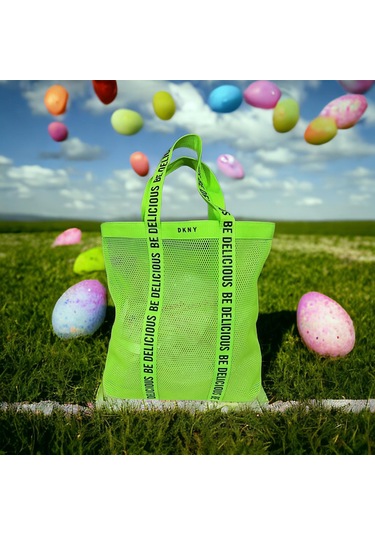 Dkn-donna Karan Fileli-plaj-çantası-genişlik-42-derinlik-43-cm Büyük Boy Vintage Diğer