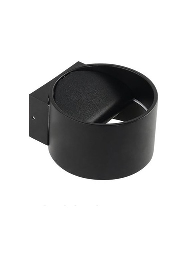 Horoz Sisam Led Duvar Aplik 8W 4200K Siyah Kasa Siyah