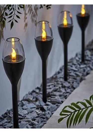 Solar Bahçe Aydınlatma 4 Adet Kutulu Beyaz