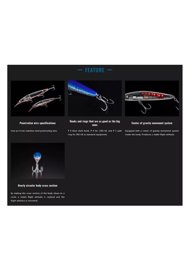 Jackall Big Backer Wangan Minnow 9.8cm 21gr Blue Pınk