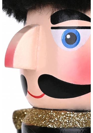 Karaca Home New Year Yılbaşı Nutcracker With Black Hat 25 Cm 153.09.01.1830
