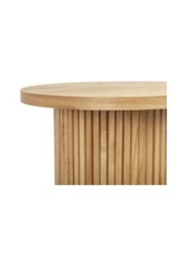 Leonora Bohem Ahşap Yan Sehpa Naturel