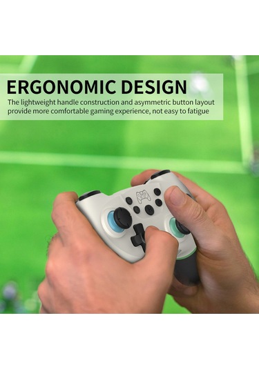 Xindoker Switch İçin Kablosuz Bluetooth Oyun Kolu - Çift Motor Titreşimi Ve 6 Eksenli Hareket Algılama - Switch/switch Lite Uyumlu Sarı