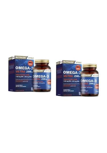 Nutraxin Omega-3 Ultra 2500 MG 30 Softgel	2 Adet