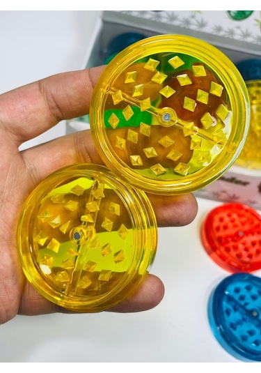 Plastik Tutunöğütücü Grinder /2Parça-55Mm