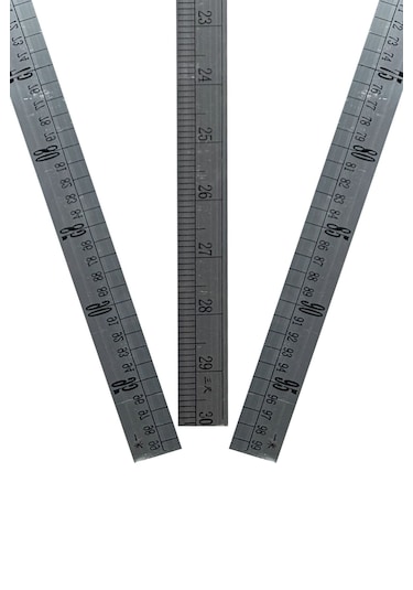 100 Cm Hafif Alüminyum Cetvel Gri