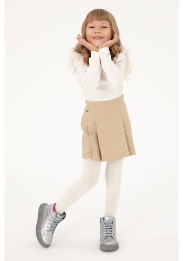U.s. Polo Assn. Kız Çocuk Camel Etek Dokuma 50301357-vr015 Camel