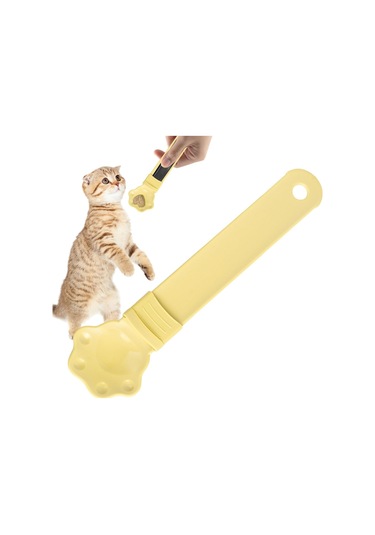 Tcherchi Pençe Şeklinde Kedi Pet Kedi Şerit Besleyici Kaşık