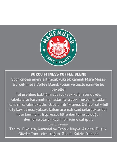 Mare Mosso Special Burcu Fitness Coffee Filtre Kahve 250 G