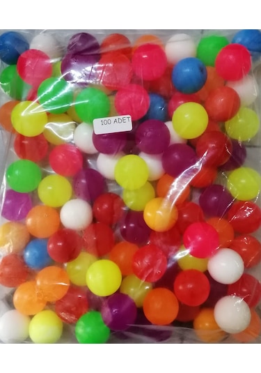 32 Mm Zıpzıp Top 100 Adet Yerli Üretim Yapışma Yapmaz