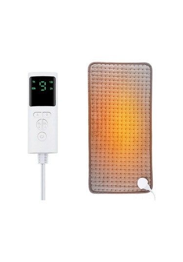Gajeena Ev İçi Fizyoterapi Isıtıcı Pad 30x60cm - 10 Seviye Sıcaklık Kontrolü Ve 3 Modlu Zamanlayıcı, Avrupa Standartı 220v