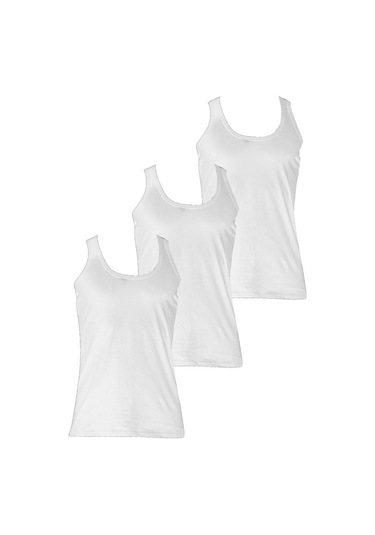 Josejuan 3'lü Erkek Atlet %100 Pamuk Suprem 3300-3'lü Beyaz