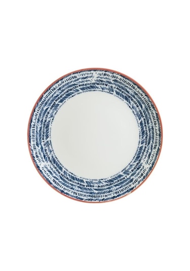 Bonna Blue Pino 24 Parça Yemek Seti Çok Renkli