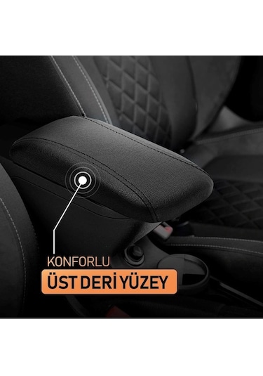 Tiger Marketing Tüm Araçlara Uyumlu Deri Sürgülü Kolçak