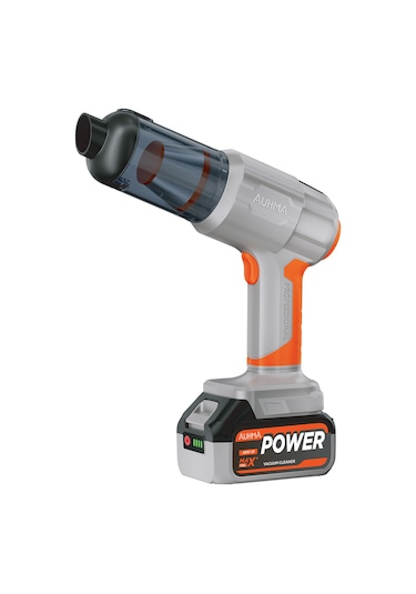 Auhma Ahv-21 20.000pa Şarjlı Araç Süpürgesi Ve Hava Üfleyici - Çift Bataryalı Profesyonel Set Gri