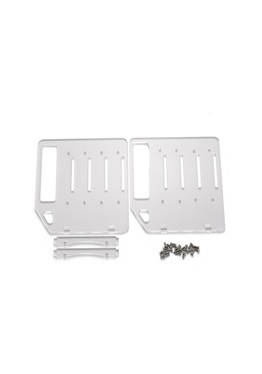 Kangvka Akrilik Sabit Disk Tutucusu 4-10 Konumlu, Dıy Kolay Kurulum, Soğutma Ve Sabitlik Artırıcı, Şeffaf Malzeme