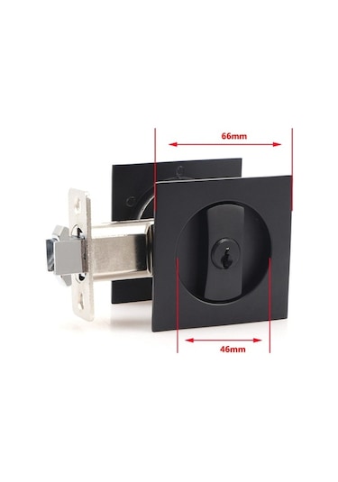 Ulzyvf Önleyici Kilit Kilidi Kare Kapı Hırsızlık Gizlilik Donanım Çağdaş Nu