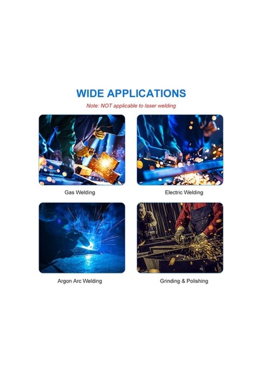 Güneş Enerjili Otomatik Kararan Kaynak Gözlüğü - Argon Kaynağı Ve Güçlü Işık Koruma, Şarj Edilebilir