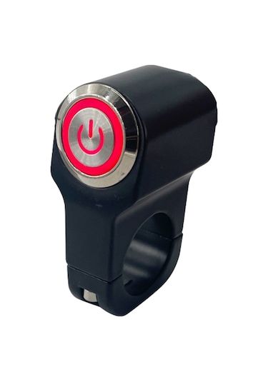 Motosiklet Led Far Aç Kapa Metal Anahtar Tekli Buton Swich 2 Modlu 1 Adet