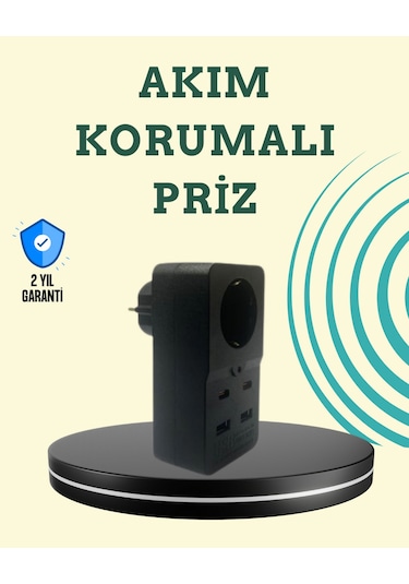 Gld-spt- Isıya Dalı Pc Gövdeli Akım Korumalı Priz 4 Usb