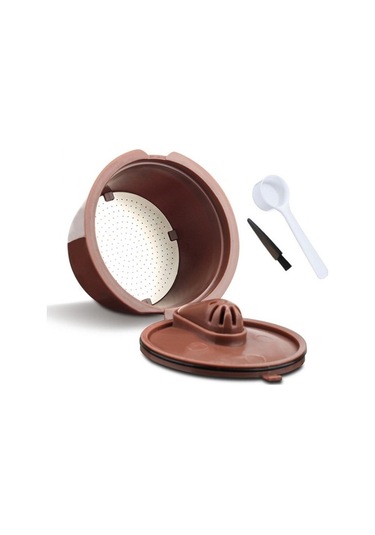 Novahub Yeniden Kullanılabilir Dolce Gusto Espresso Filtresi Kahve Kabı Siyah Kapsül İçin Siyah