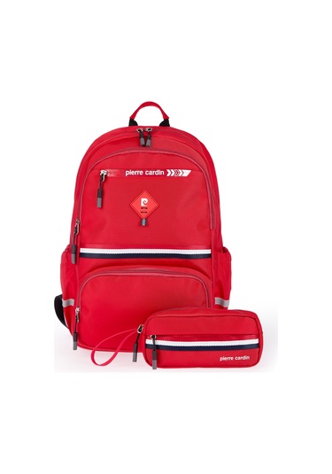 Pierre Cardin Sırt Çantası 07pc180012 Kirmizi