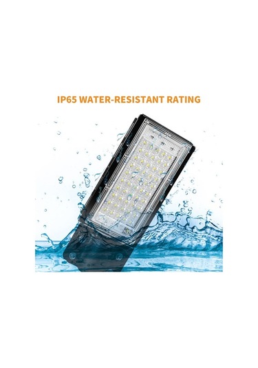 Trendooze Su Sokak Projeksiyon Oyun  Mekan Led'li Lambası Lambası Ip65 İçin Güvenli Geçirmez Dış Braketsiz Beyaz Bahçe Bağlantı Alanı Ac180-240v 96led'li 100w Kc Beyaz