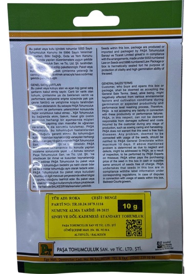 Paşa Roka Tohum 10 Gr