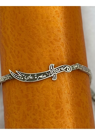 Kelepçeli Kı Lıç Gümüş Erkek Bileklik F160020100