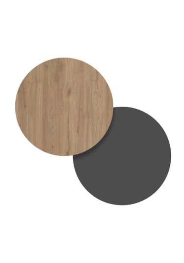 Robin Home Oscar Kitaplık 124cm Sepet-antrasit