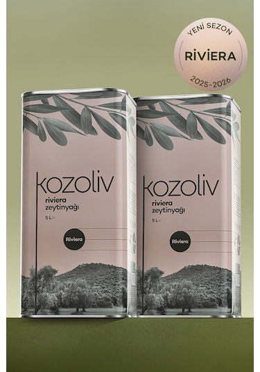 Kozoliv Riviera Zeytinyağı Teneke 2 x 5 L