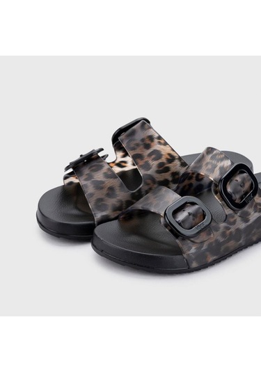 Igor S10336Z Habana Brillo Leo Siyah Kadın Terlik Siyah