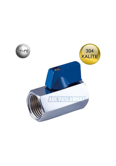 Paslanmaz Krom Mini Vana Dişi-Dişi Pn63 304 Kalite (Ölçü Seçiniz)