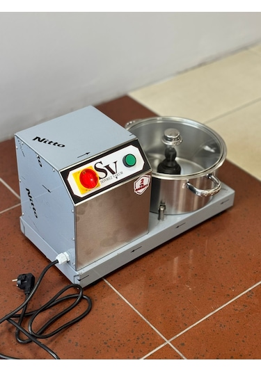 Sönmez 4 Bıçaklı Soğan Doğrama Makinesi 7 Litre Paslanmaz