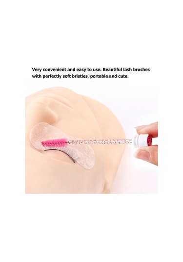 Gajeena Parlak Kristal Saplı Makyaj Fırçası - Kirpik Ve Kaş Şekillendirme İçin Nylon Uçlu