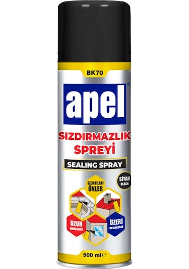 Apel Su Sızdırmazlık Su İzolasyon Spreyi Siyah 500 Ml