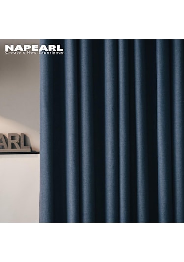 Krem 1 Adet Napearl 70% Karartma Perdesi Düz Renk Modern Tasarım Yatak Odası Halka Tipi Pencere Perdesi Oturma Odası Ev Dekor İçin W100cm X L130cm Krem
