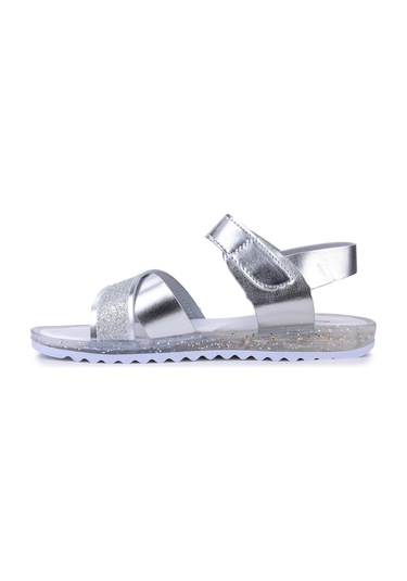 Kiko Kids Kız Çocuk Sandalet Arz 2349 Gümüş