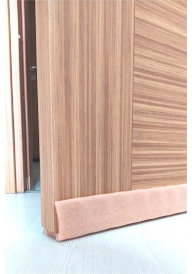 5 Adet Kahve Geçmeli 1 Adet Yapışkanlı Kapı Altı Soğuk Önleyici