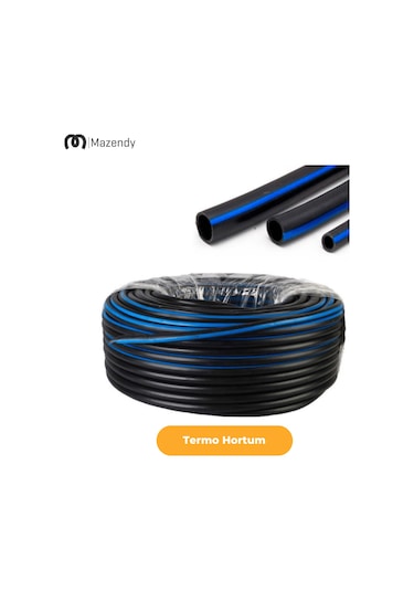 3/4" 19 Mm Çap 90 Metre Termo Kauçuk İplikli Pvc Bahçe Sulama Hortumu Esnek Dayanıklı