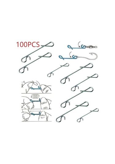 Balıkçılık Döner Snap S-xxl Düğümsüz Konektör Gümüş Hızlı L