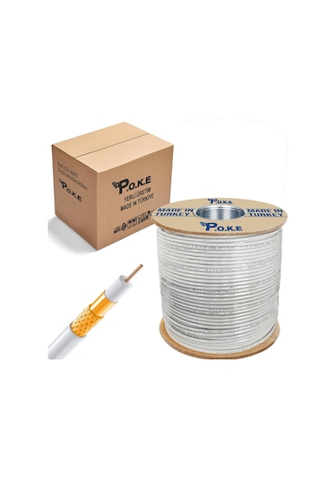 Anten Kablosu Gold Rg6/u4 48tel 300mt Poke Pk-1354