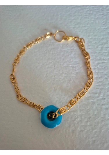 Glamglamour Cam Nazar Boncuklu Zincir Bileklik