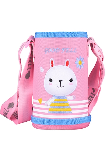 Çocuk Termos Kılıfı Sırtta Taşınabilmektedir 01-pembe Pembe