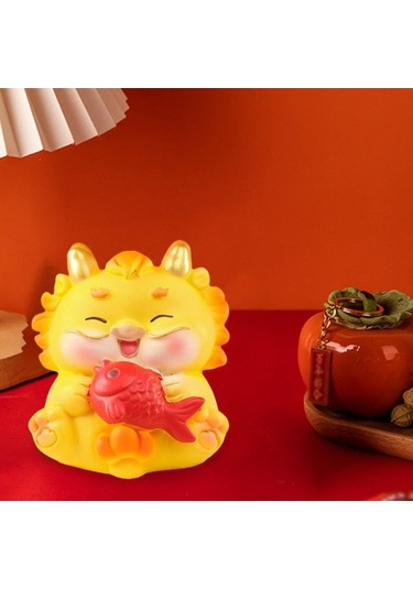 Pazly Yılı Suntek Stil-c Refah Reçine Heykelcik Hayvan Ejderha 2024 İp