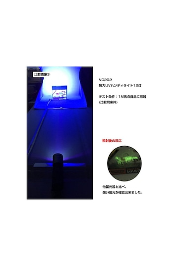 Prox Viceo Kyouryoku Uv Handy Light 12 Uv Fener Siyah