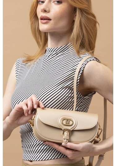 Byn2234 Matthew Cox Çapraz Çanta Std / Bej Bej